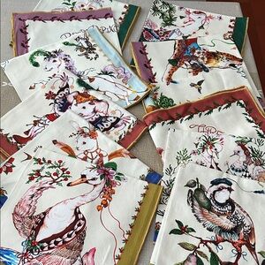 Phannapast Taychamaythakool x Anthropologie 12 Days of Christmas cotton napkins